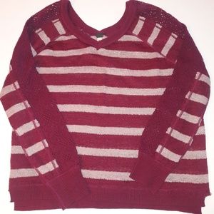 We the Free sweater maroon